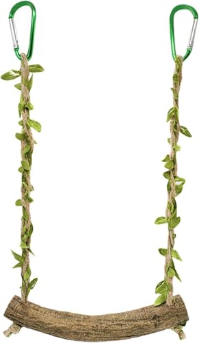 Balançoire pour poulet, perchoir, support de poulet, jouet à mâcher pour oiseaux, perroquets, support de dressage et perroquets, accessoires de cage à...