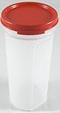  TUPPERWARE Circular Deko Back Zauber Dosen ROT 650 ml für Kaffee Pads - Backzauber für Eidgenossen - 650 ml - H: 17 cm