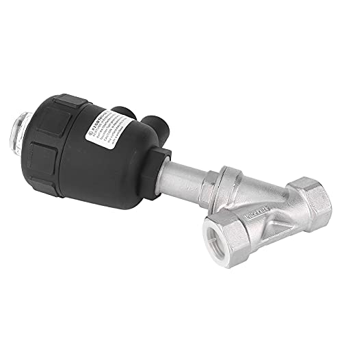 Angle Seat Valve Thickened Plastic Case Steam Valve Stainless Steel Connection (3/4 DN20)