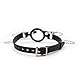 FANSEELM BDSM Silikon-Ringknebel Bondage Ballknebel Mundknebel Knebel Ball-Gag, Fetisch und SM Liebhaber Sex spielzeug Schwarz