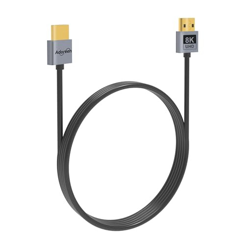 Adoreen Certified Ultra Thin 8K HDMI 2.1 Cable 4 FT, 8K@60Hz 4K@1...