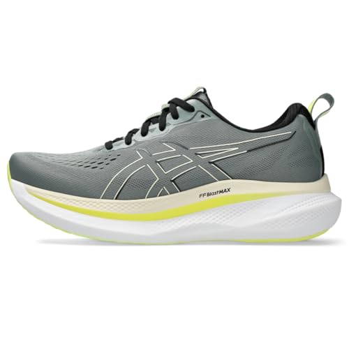 ASICS Men's GLIDERIDE MAX Running Shoes, 11.5, Monument Blue/Vanilla