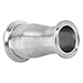 Sanitary Tri Clamp Concentric Reducer Fitting, 304 Stainless Steel, 2