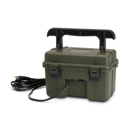 STEALTH CAM 12V Battery Box Kit - Portable Compact Waterproof Sealed Battery Charging Box for...