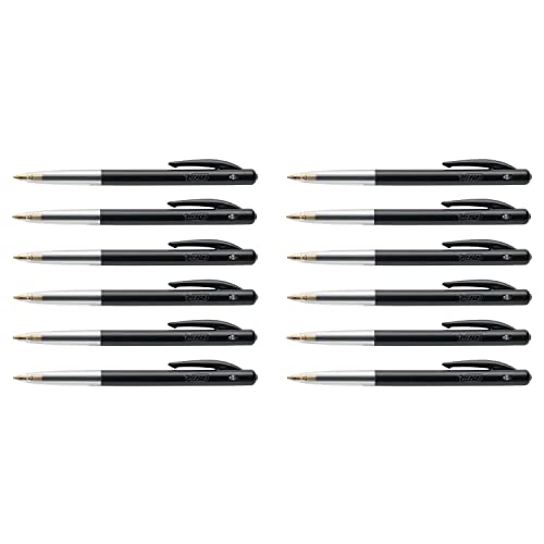 BIC Set di 12 penne a sfera retrattili M10 CLIC