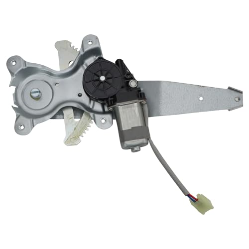 Image of TRQ Rear Passenger Side Power Window Motor and Regulator Assembly Power for 2001-2007 Toyota Highlander