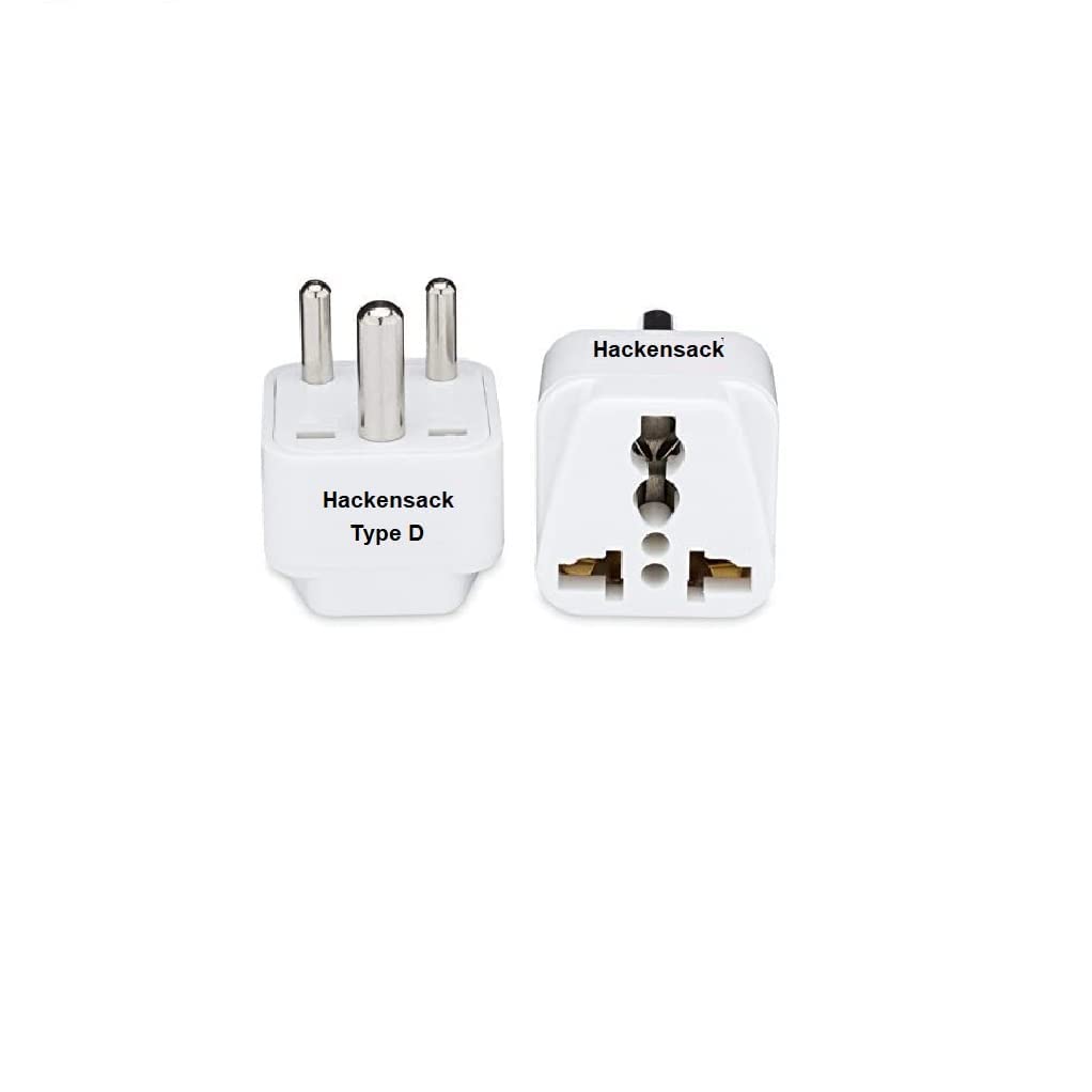 Kilo Cool HVAC 3 Pin Travel Conversion Universal Plug (HS 5054) Convert USA, UK, China & More to India (Type D) Travel Adapter Plug Power Adaptor (Pack of 1) for Proper Tight Grip of Plugs (White)-image-13