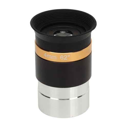 Ocular de 4 mm asférico de 62° para corregir distorsión en telescopio de 1,25 pulgadas