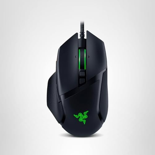 Razer Basilisk V3 Customizable Ergonomic Gaming Mouse: Fastest Gaming Mouse Switch – Chroma RGB Lighting – 26K DPI Optical Sensor – 11 Programmable Buttons – HyperScroll Tilt Wheel – Classic Black