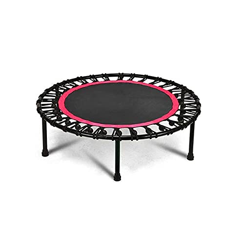 Deportes al Aire Libre Adultos Niños Bounce Trampoline Fitness Trampoline – Trampolín Premium Seguro y Estable de Larga duración, Cama de Rebote de Utilidad silenciosa de 40 Pulgadas para Mini Tramp