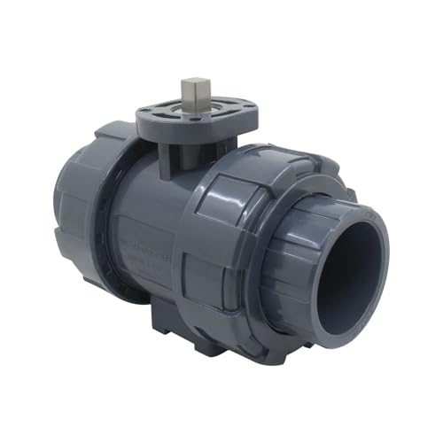 Válvula de bola motorizada con actuador resistente para control automático de tuberías de PVC 4