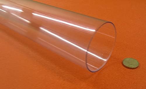Polycarbonate Round Tube 2 3/4" (2.75") OD x 2.625" (2 5/8") ID x 1/16" Wall x 36" (More Length Options)