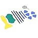 Premium 12-in-1 Plastic Spudger Tool Kit for Smartphone Tablet Repair with Triangular Pry Tools and Electronics Opening Set
