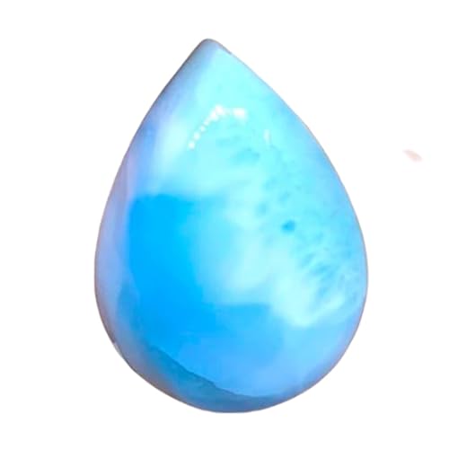 Larimar naturel en poire 22x16mm pour création de bijoux DIY