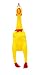 Goldenvalueable Squeezing Squawkin' Chicken, Rubber Screaming 16" Tall