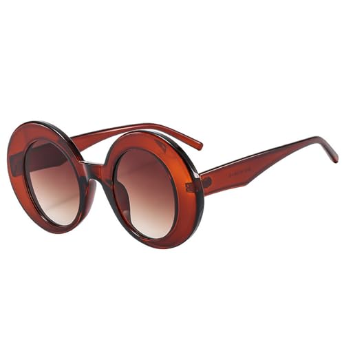 Lunettes de soleil ovales surdimensionnées pour femmes et hommes