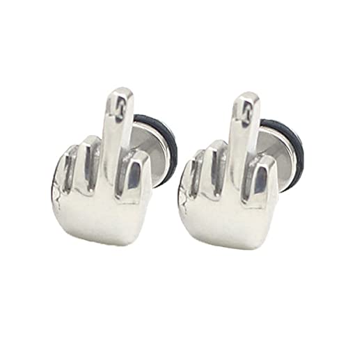 PARTISAN �����p �X�e�����X ���j�[�N�A�C�e�� FUCK �w �t�@�b�N ���`�[�t �N���C�W�[ �����Y�s�A�X �u���b�N �V���o�[ �S�[���h (�V���o�[)