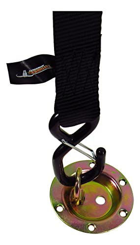 Pit Posse 11011-2 Cargo Trailer Recessed Rotating D Ring Floor Rope Anchor Tie Downs – 3,500 Lbs Breaking Strength – Securing Tie-Downs For Pickup Truck Bed, Suv, Or Hauling Motorcycles (2 Pack) #TOP1