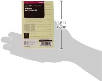 Filofax Pocket Ruled Notepaper - Cotton Cream