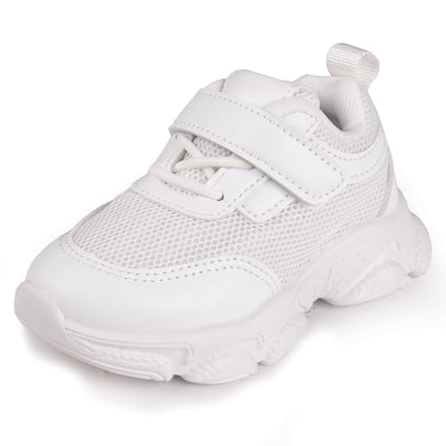 Toddler Girl Boy Walking Shoes Sneakers Size 6 White Summer Cheer Tennis Slip On Shoes 18-24 Months Wide Barefoot Dinosaur Design Soft Rubber Sole Outdoor Running Casual Breathable