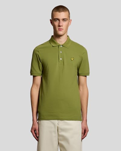 Polo Lyle & Scott Vert Arbuste M - Tissu Anti-Déformation Confort