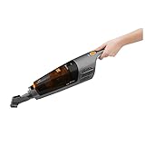Aspirador de pó 18V Ágil Midea Sem Fio, Vertical e Portátil, Bateria até 40 min (VSA15B), Prata/Laranja - Bivolt glide