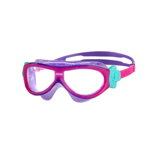 Zoggs Phantom Kids Mask Pink Violet Clear 0-6 Years