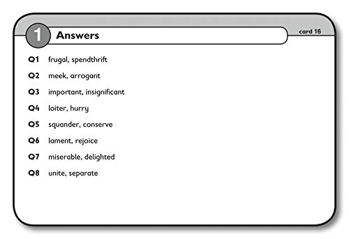 11+ Verbal Reasoning Flashcards (Letts 11+ Success) - Image 5