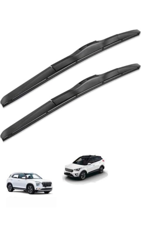 RYU7® Hybrid Wiper Blades Fits for allroad Creta Old Creta New Size-26 "16"(Pack of 2)