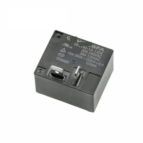 Relés HF2160-1A-12DE de 30A y 240VAC en lote de 5 unidades con formato de 4 pines T93
