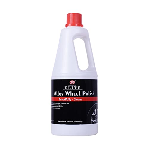 UE Elite Alloy Wheel Cleaner renews shine and sparkle metals by removing surface rust, stains, oxidation, water spots, corrosion and tarnish – 1 Liter Car Care/Car Accessories/Automotive Products