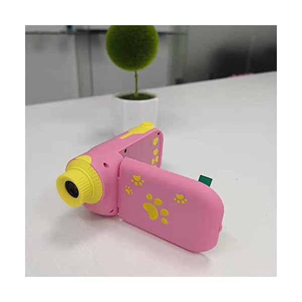 YLWL High-Definition-Kinder-DV-Kamera-Digitalkamera-Spielzeug kann Bilder aufnehmen Rosa 100X57X38mm – Bild 3