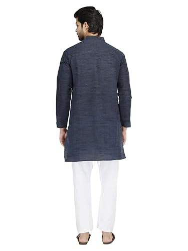 Image of Men's Khadie Cotton Relaxed Straight Kurta