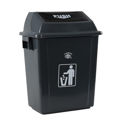 Canecas de basura de plástico rectangular 6 galones 4 piezas miniatura 7