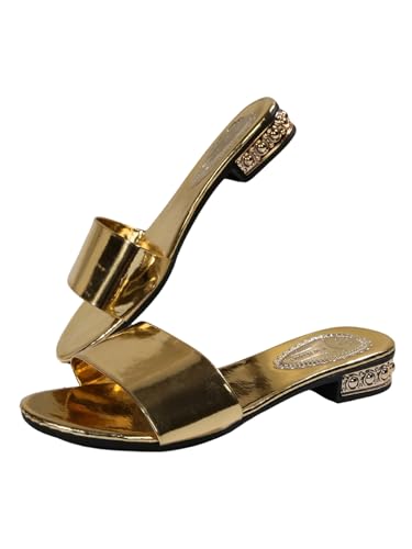 GORGLITTER Women's Chunky Block Mule Heels Open Toe Sandals Trendy...