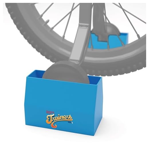 Training Wheel Trainers - Indoor Kids Stationary Bike Trainer Stand for Kids Bikes with Training Wheels (1 Pack Blue)