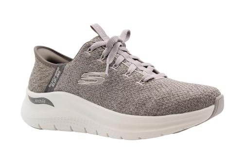 Image of Skechers Men's 232462wwTrainers, Taupe Knit, 13 UK