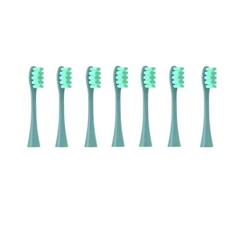 Oclean �ƌ݊�������AFlow/X PRO/ Z1/ F1/ One/Air 2 /SE �u���V�w�b�h �\�t�g�f���|�����g���u���V�^��� 7 �����w�b�h(7pcs Green)