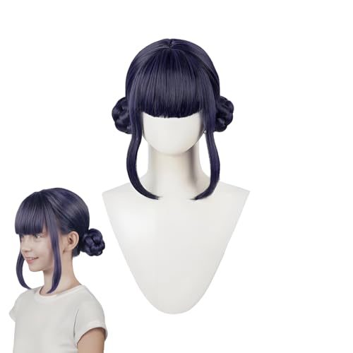 Hunter Costume R-umi Purple Wig | Thick Braid Anime Cosplay Wig | Heat-Resistant Synthetic Fibre for Demon Hunters Cosplay, Halloween & Stage Performance