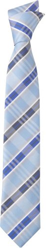 Greiff Corporate Wear Herren Krawatte Slimline Hellblau kariert Modell 6918