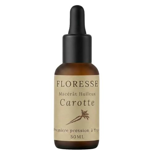 Floresse – Aceite vegetal de zanahoria – orgánico – 100% puro y natural – 50 ml