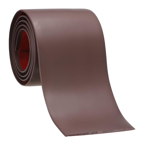 Bande de transition vinyle autocollante café pour seuil de cuisine