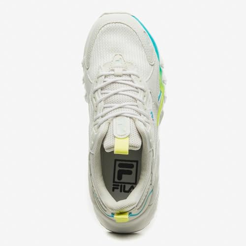 Tenis Fila Venture Tracer, Feminino, Branco/Branco/Azul, 37