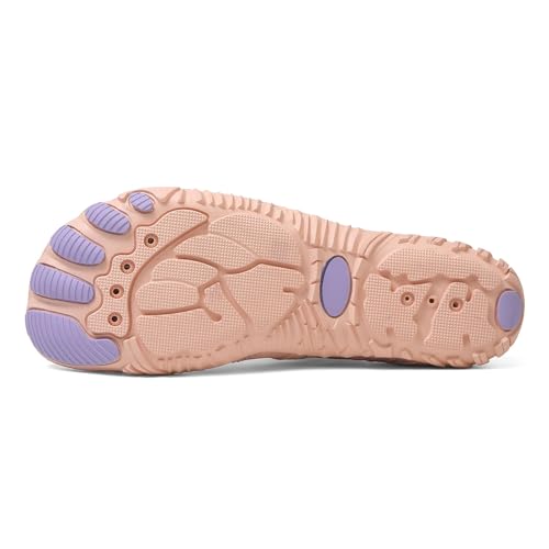 Image of Hiking Barefoot Shoes for Women Men Breathable & Non-Slip Athletic Barefoot Wide Toe Water Shoes Lightweight Perfect for Walking,Running,and Swimming