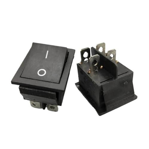 Interruptor basculante KCD4 de 6 pines ON-OFF-ON con retorno automático de 16A y 250V CA