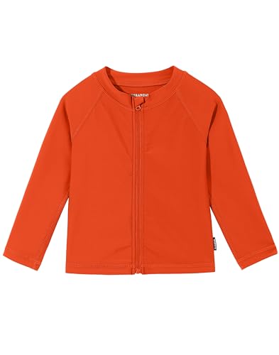 Image of Toddler Boys Swim Shirts Rash Guard Long Sleeve UPF 50+ Sun Protection
