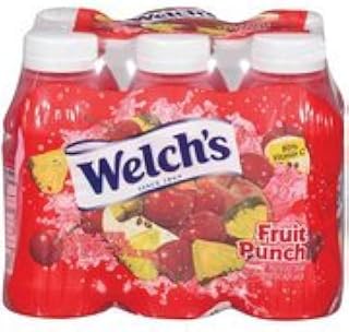 Welch's Single Serve Fruit Punch Juice, 6pk(Case of 2)