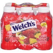 Welch's Single Serve Fruit Punch Juice, 6pk(Case of 2)
