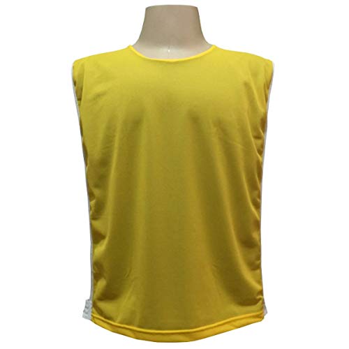 Colete Dupla Face na cor Amarelo/Royal