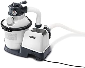 INTEX 26643EG SX1500 Krystal Clear Sand Filter Pump for Above Ground Pools, 10in